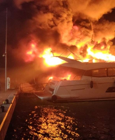 bodrum yat yangınları